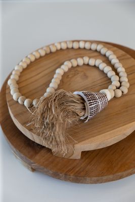 Natural Bead Tassel
