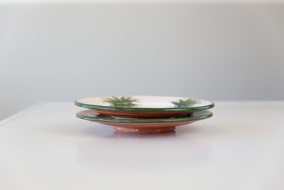 Green Palm Plate 23 cm