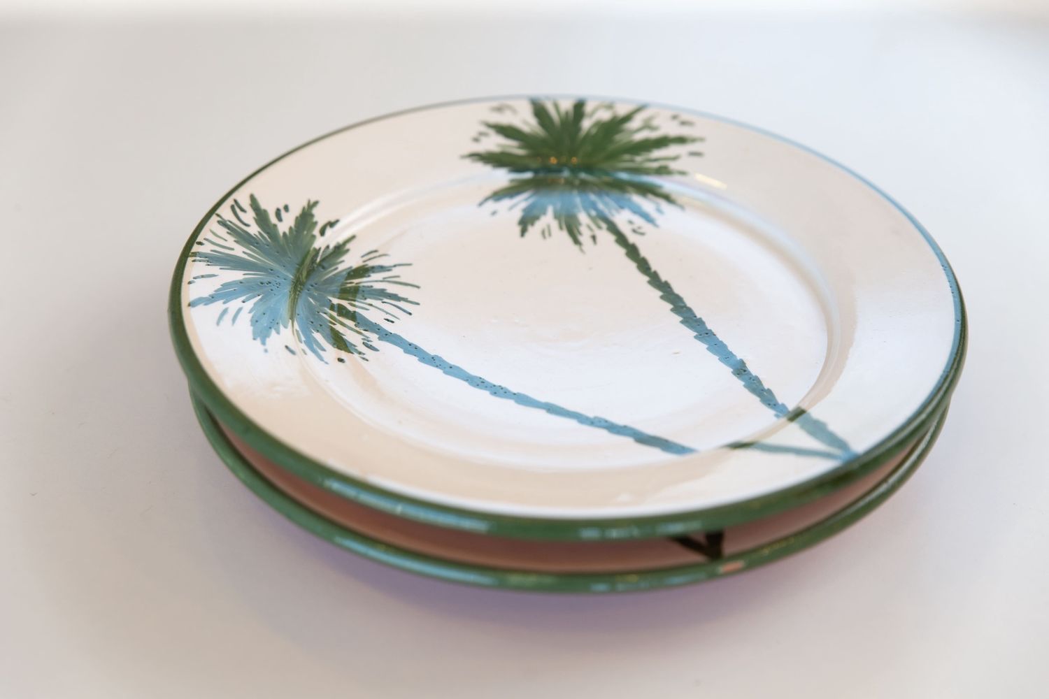 Green Palm Plate 25 cm