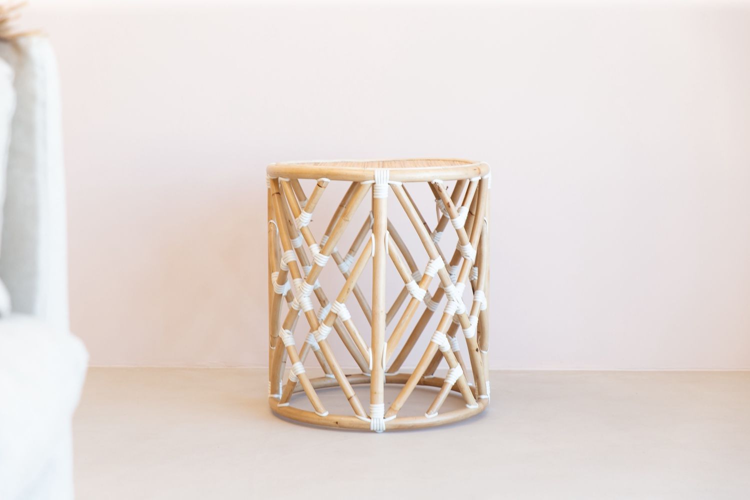 Zane Rattan Side Table