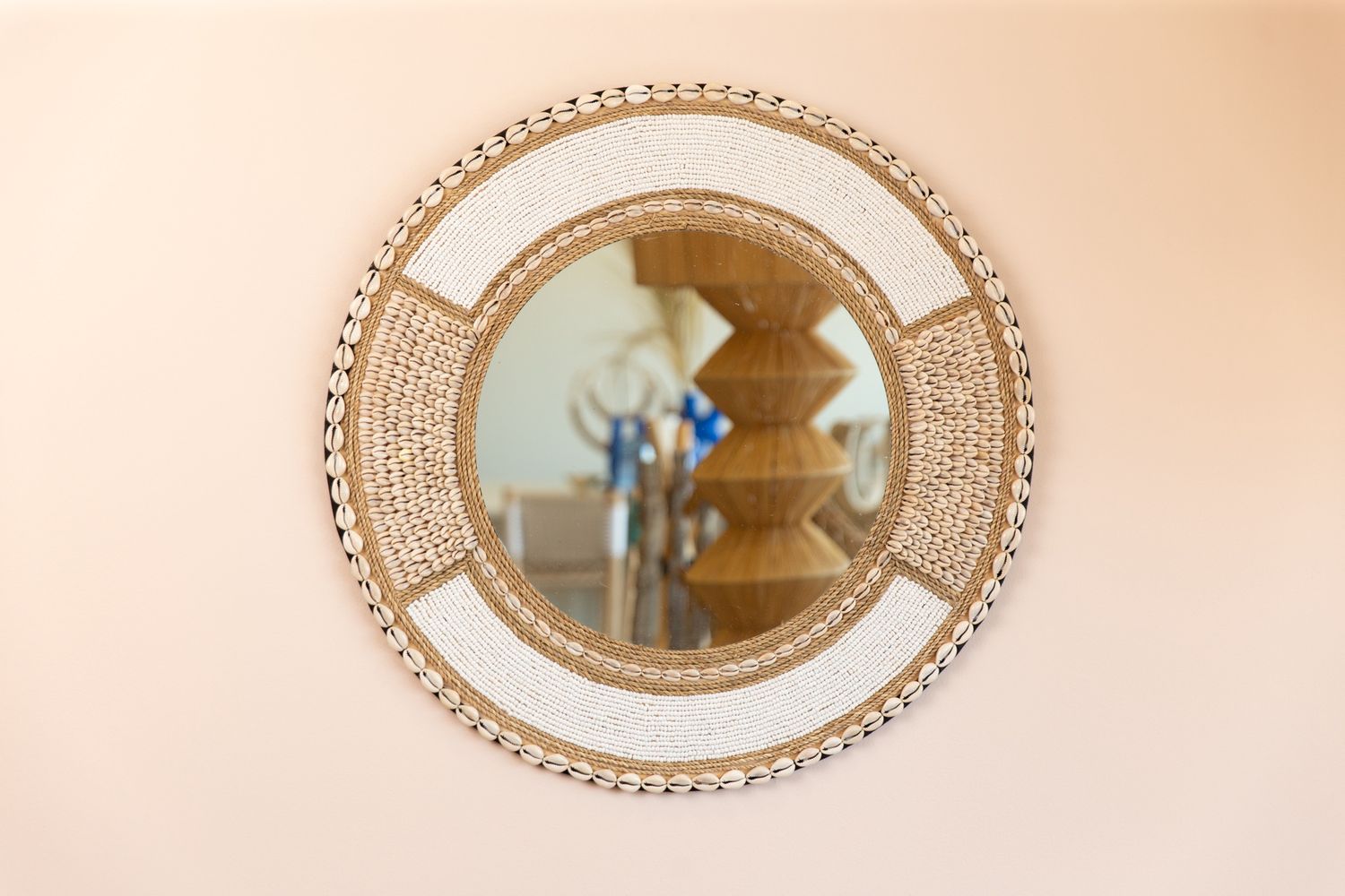 Bali Kupu Natural Shell Mirror