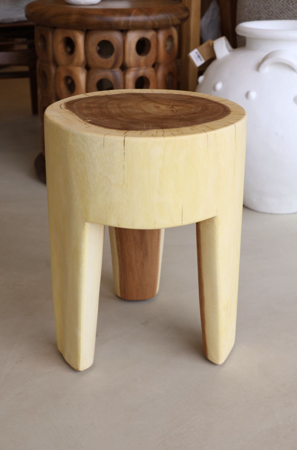 Suar Slab Side Table