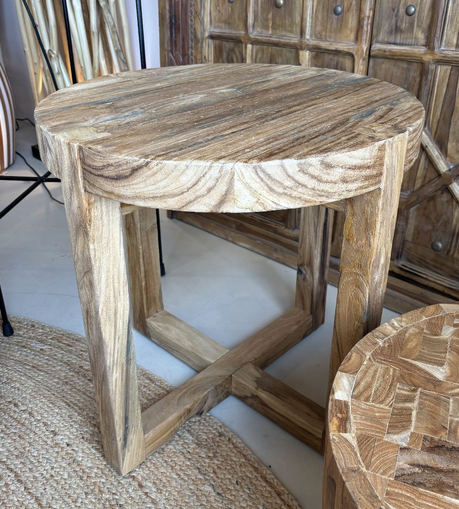 Rustic Recycled Side Table