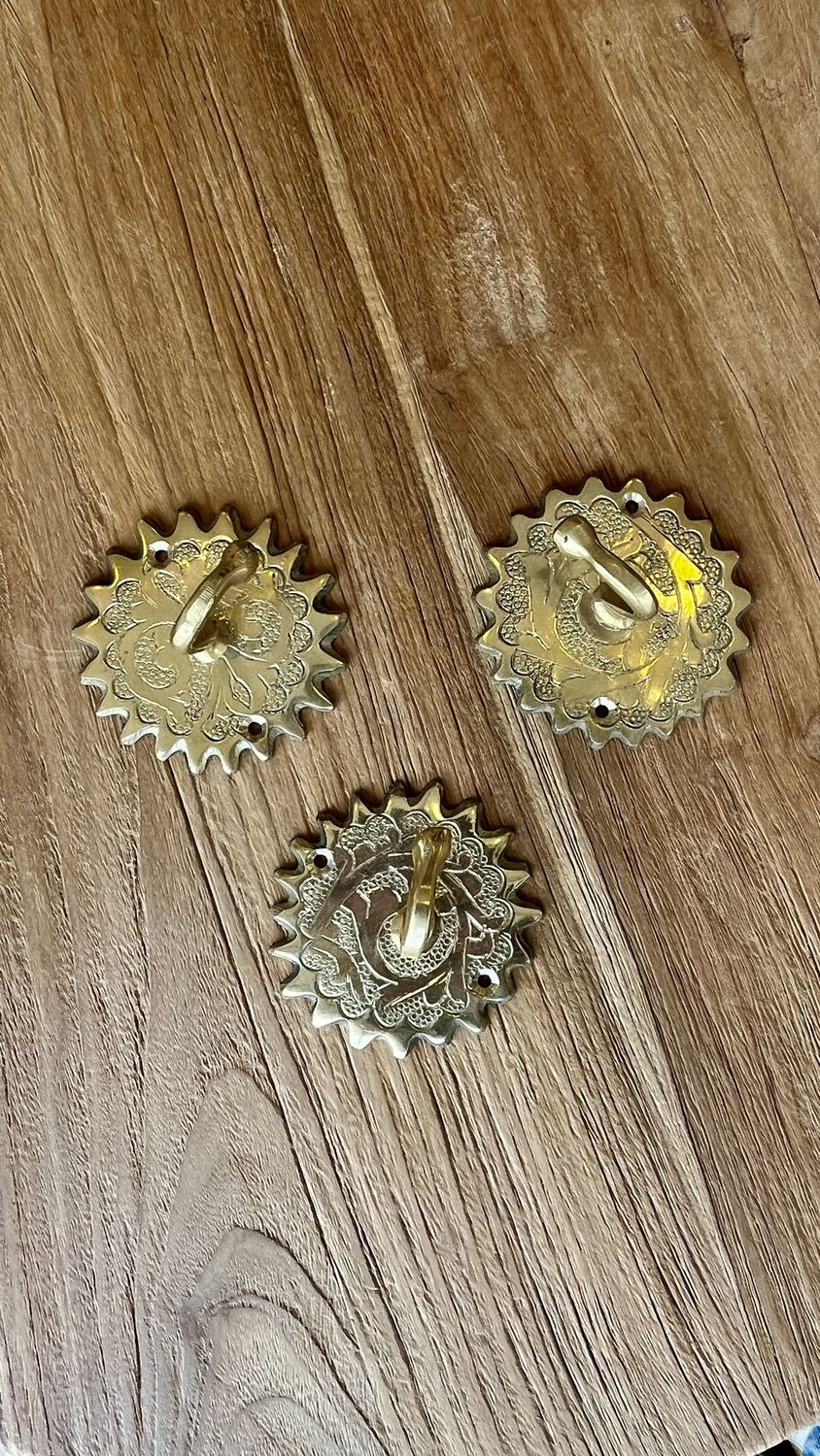 Flower Brass Hook