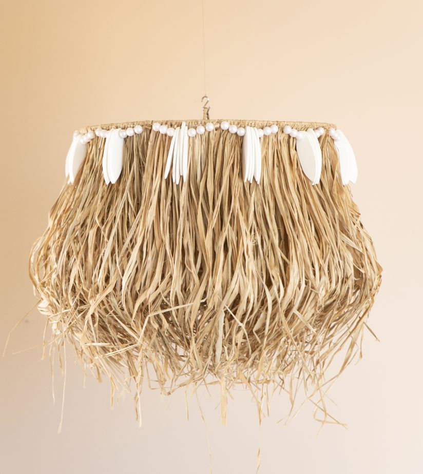 Raffia Fish Light Shade Small
