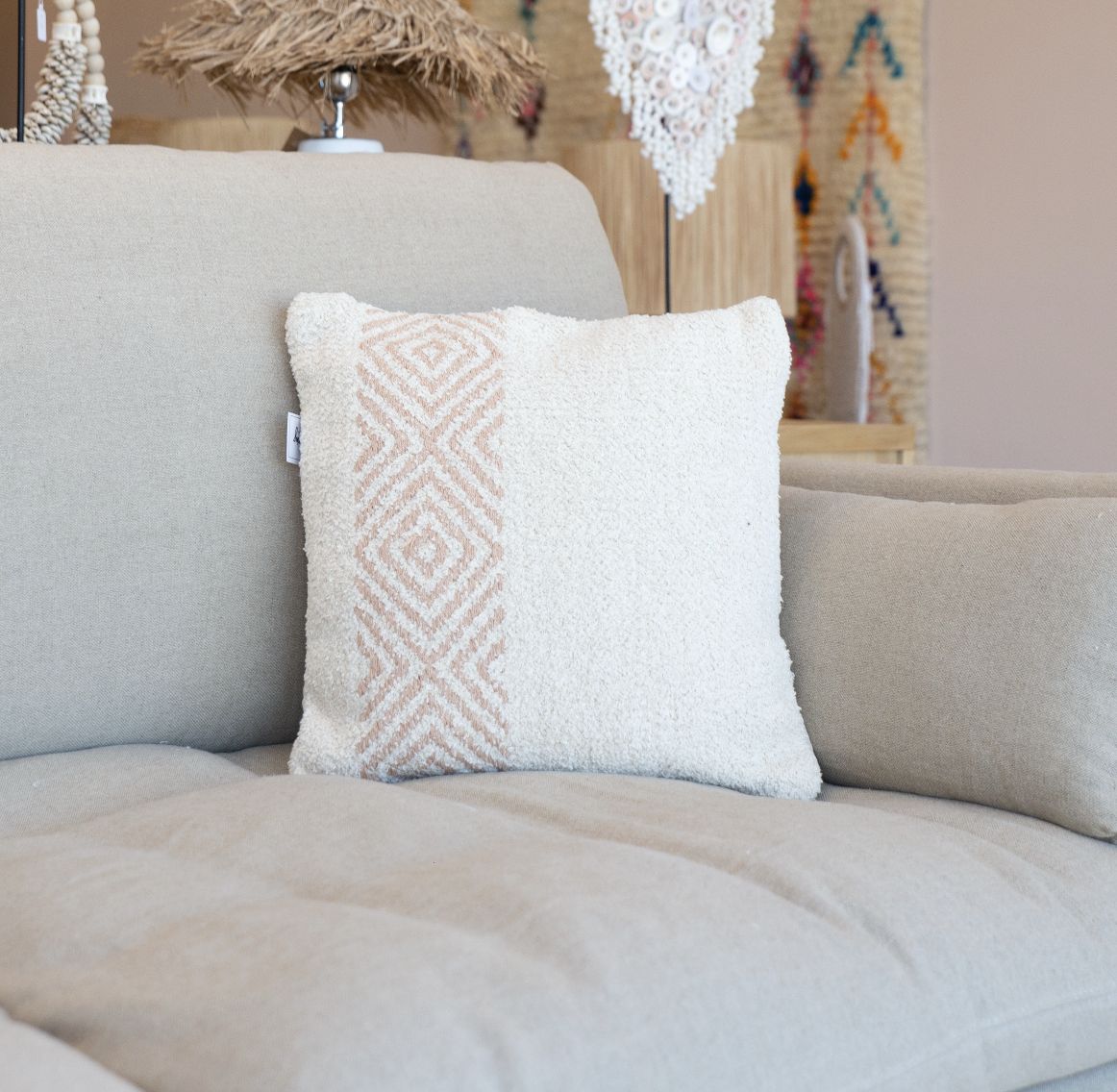 Pink Teddy Pillow