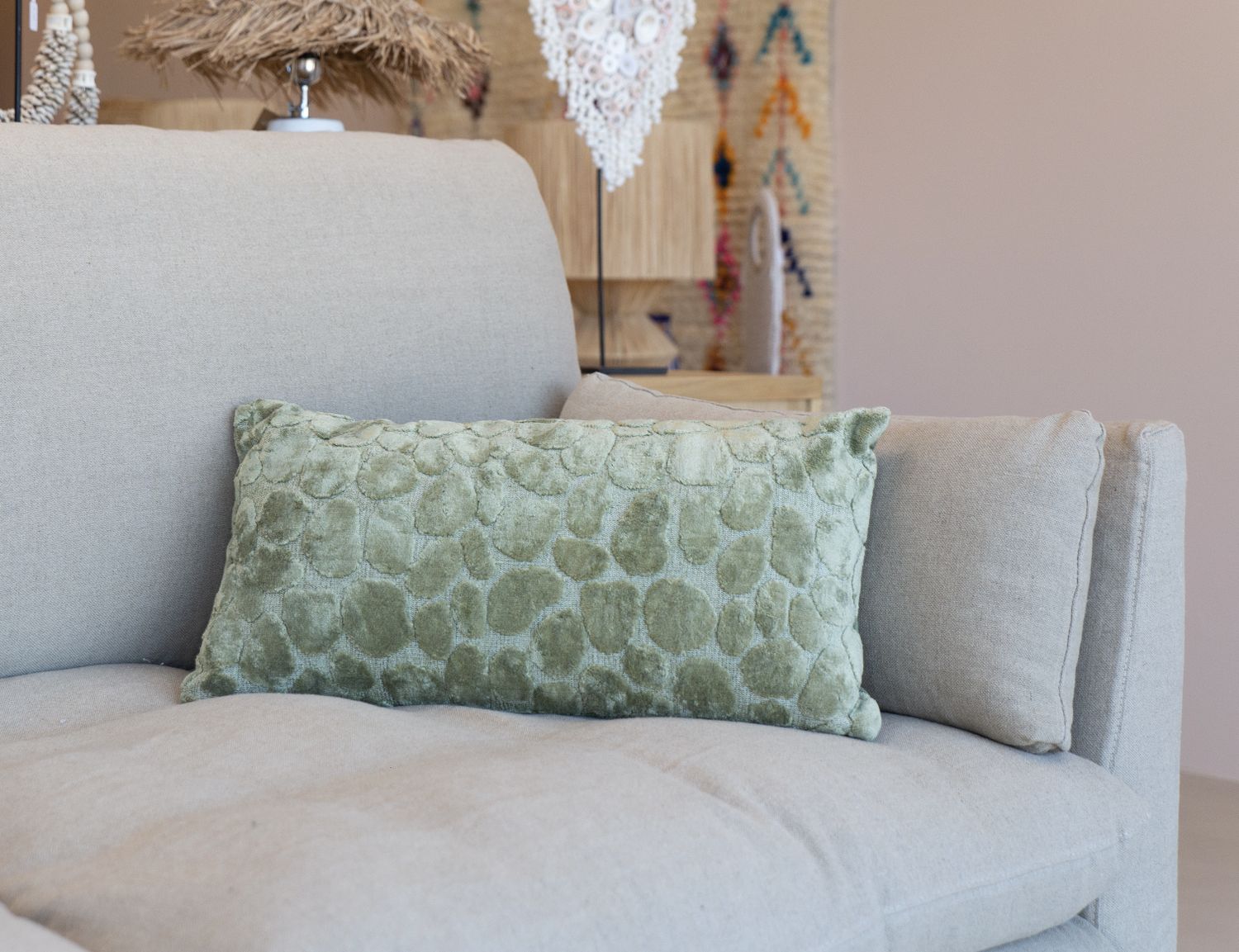 Green Pillow 60x30