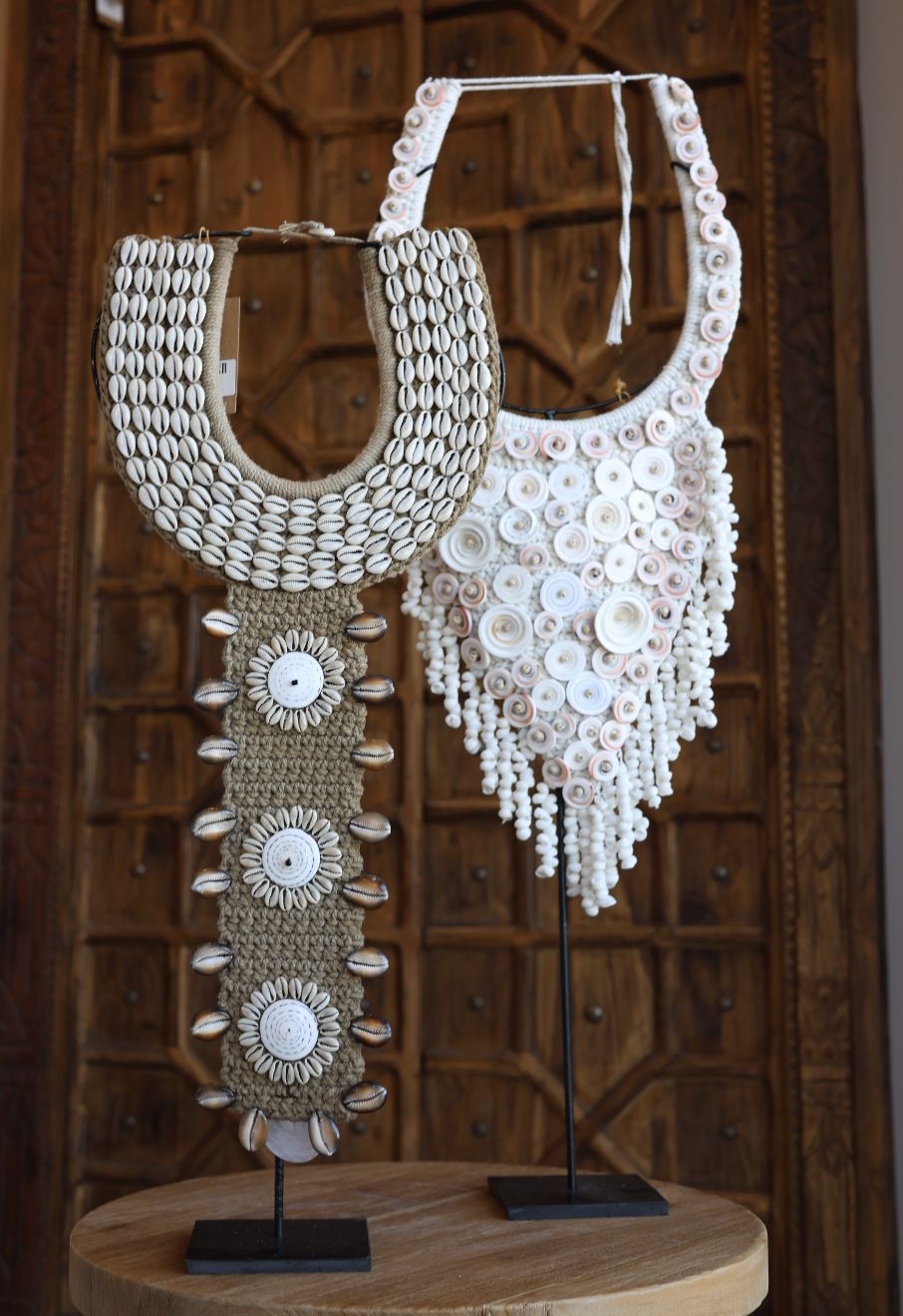 Ornate Primitive Collar on Stand