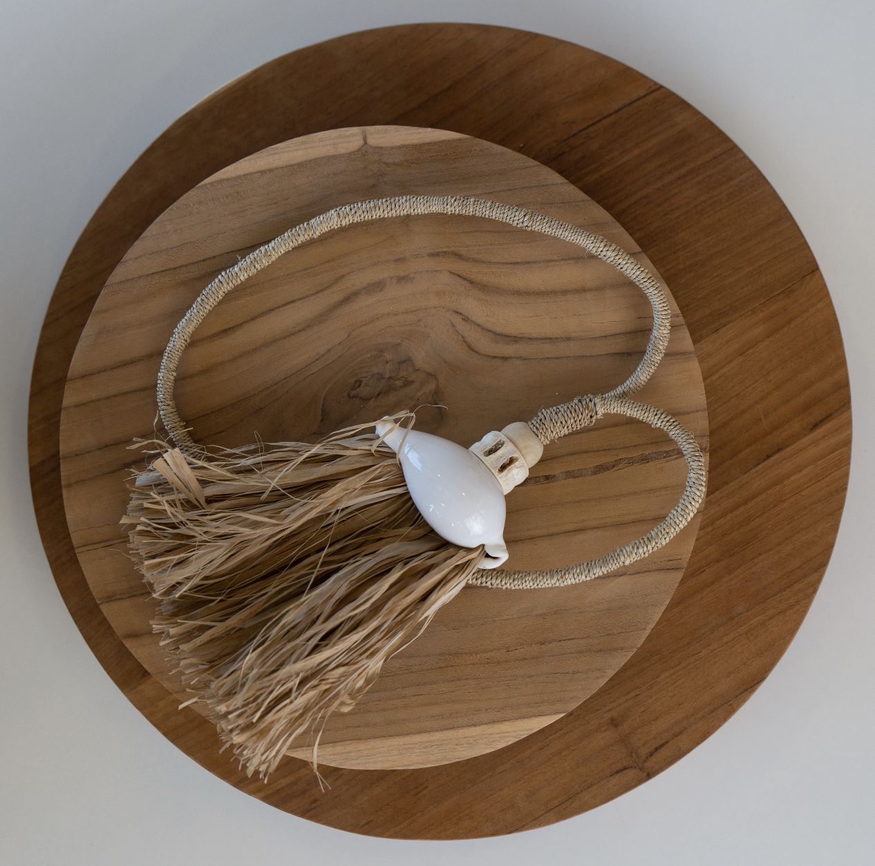 Natural Shell Door Tassel