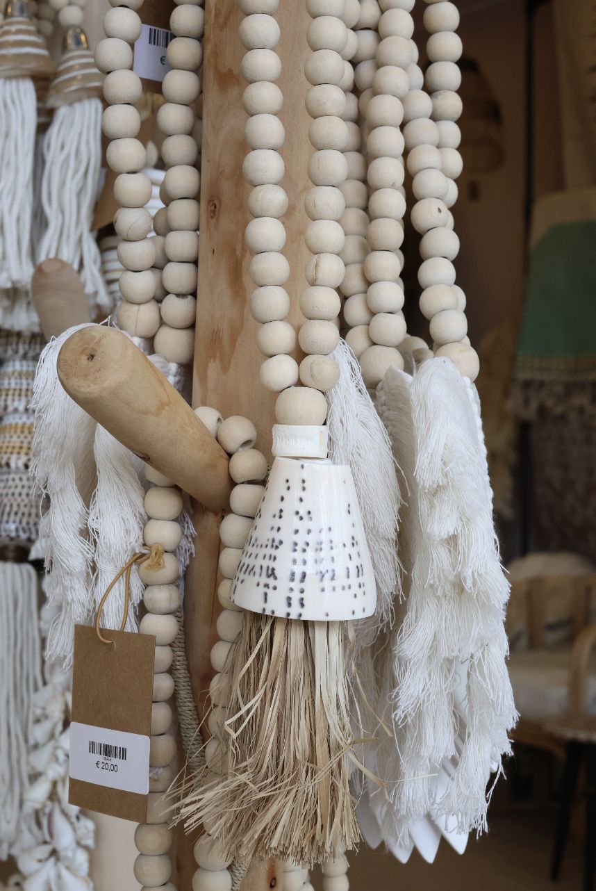 Natural Bead Tassel