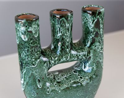 Kenza Green Vase