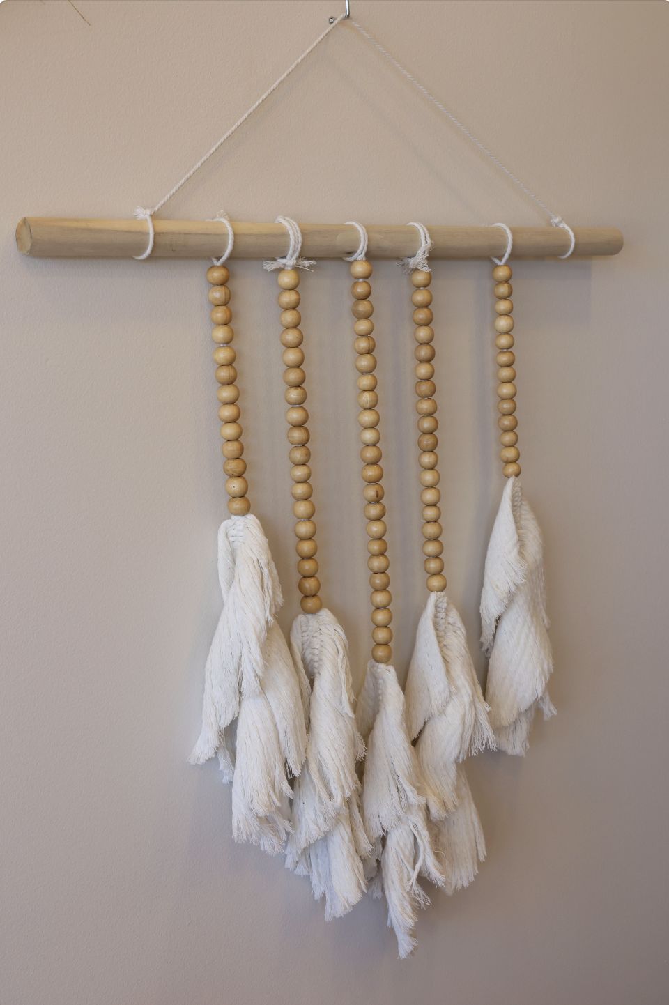 Macrame Wall Hanging 5 feathers