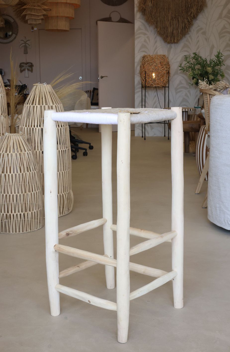 Kenza Bar stool without back