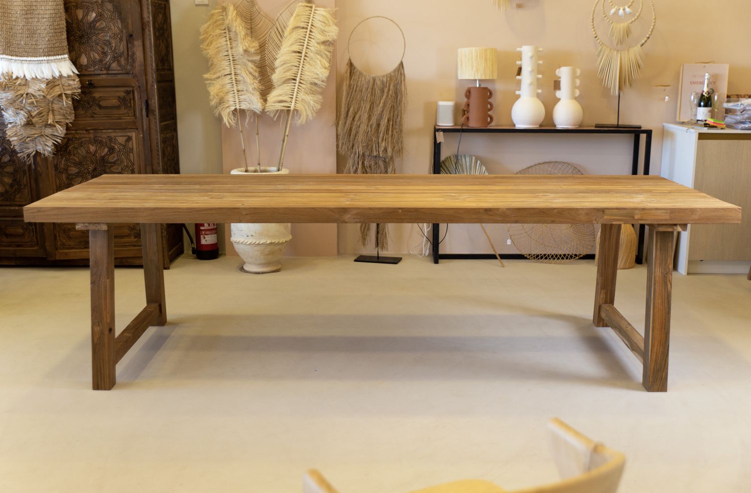 Briana Rectangle U Shape Leg Dining Table