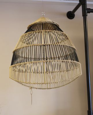 Hanglamp Shade zwart beige