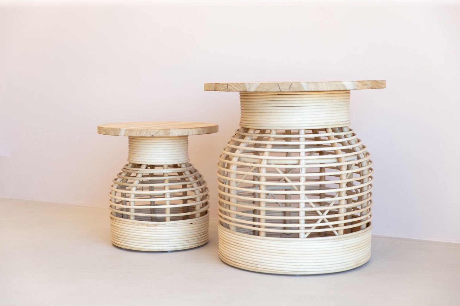 Jemur Rattan Side Table