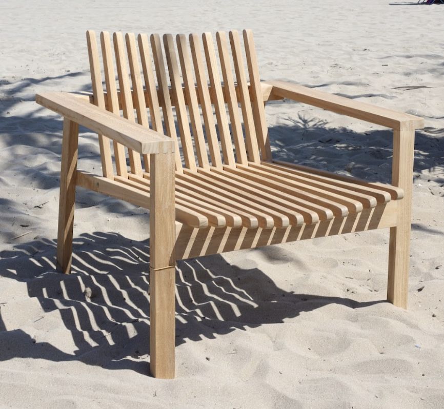 Strax Teak Occasional Chair