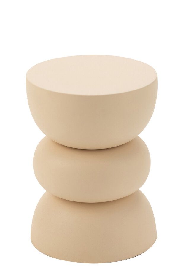 Bubble table Aluminium egshell