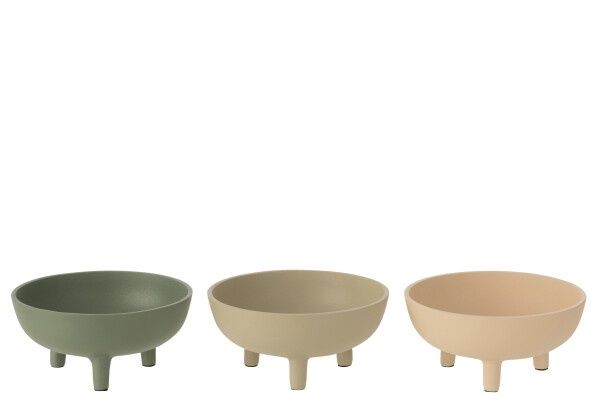 schaal aluminium in drie kleuren