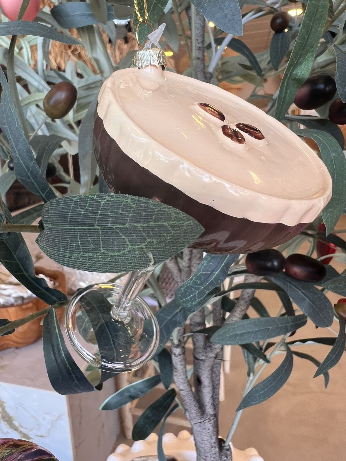 Espresso Martini Kerstornament