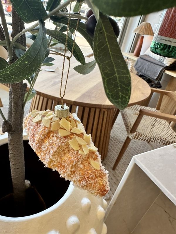 Amandelcroissant Kerstornament