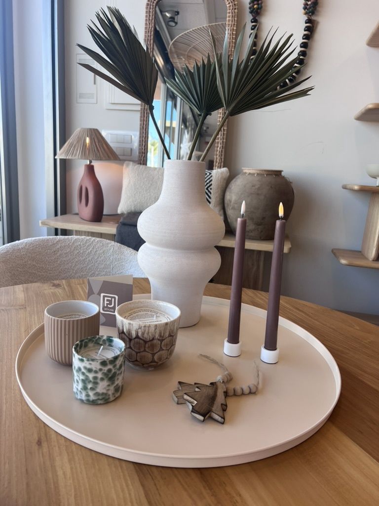 COASTER CREAM TRAY METAL 46cm