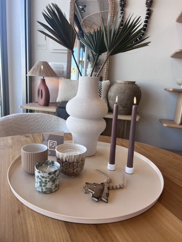 COASTER CREAM TRAY METAL 46cm