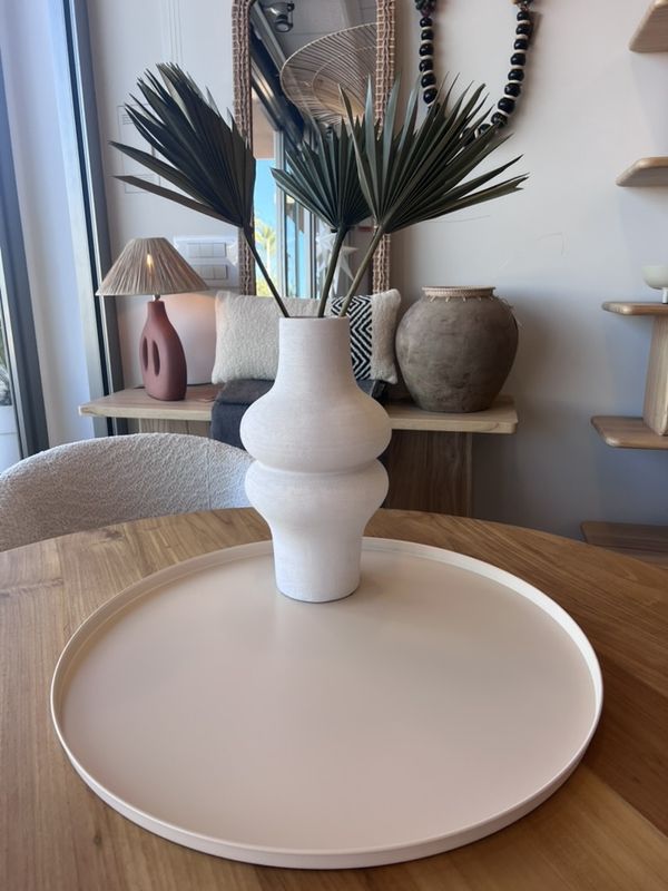 COASTER CREAM TRAY METAL 56cm