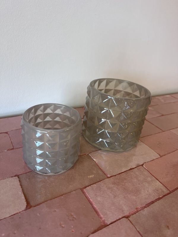 JAZZ COZY SAND T-LIGHT STRUCTURE 7cm