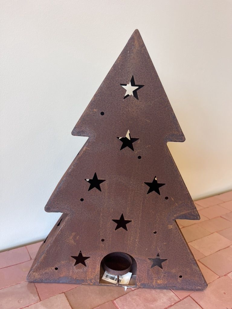 RUSTY SCOTTISH BROWN XMAS TREE 38cm