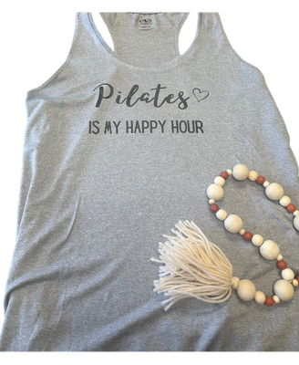 Pilates Is My Happy Hour Yoga Tank