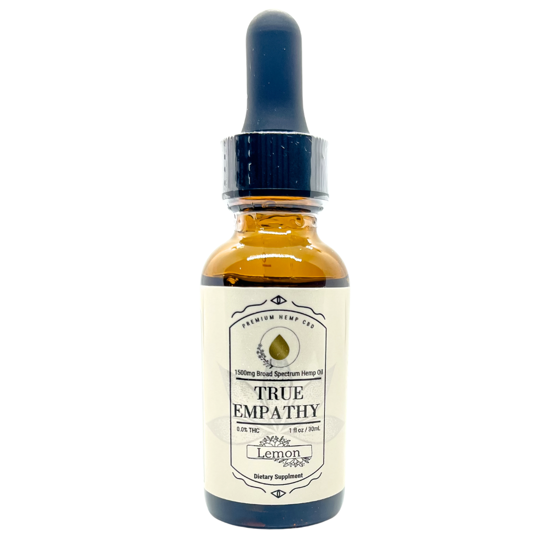 1500mg Broad Spectrum CBD Tinctures, Flavor: Lemon - 1500mg