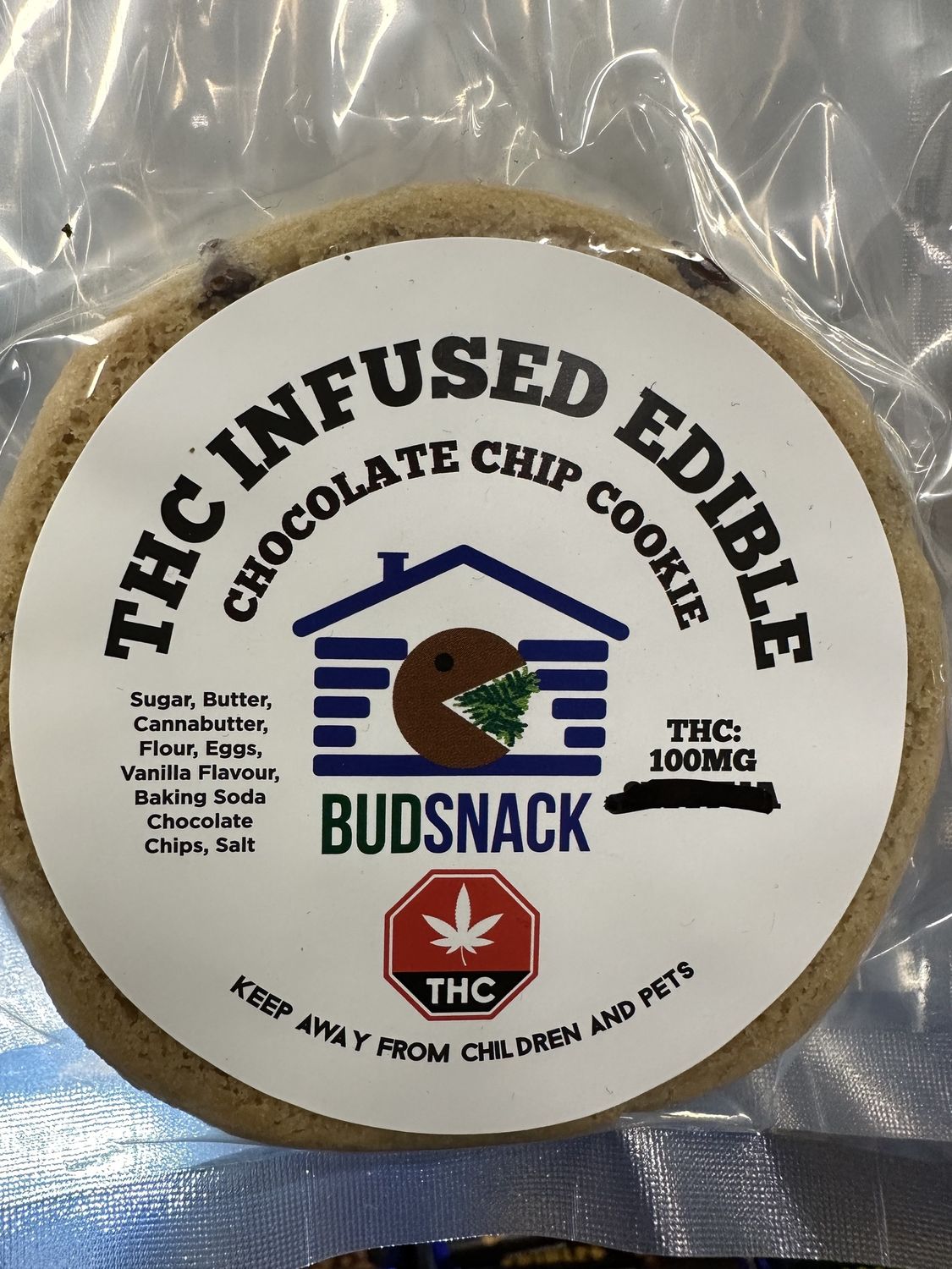 Budsnack Chocolate chip cookie