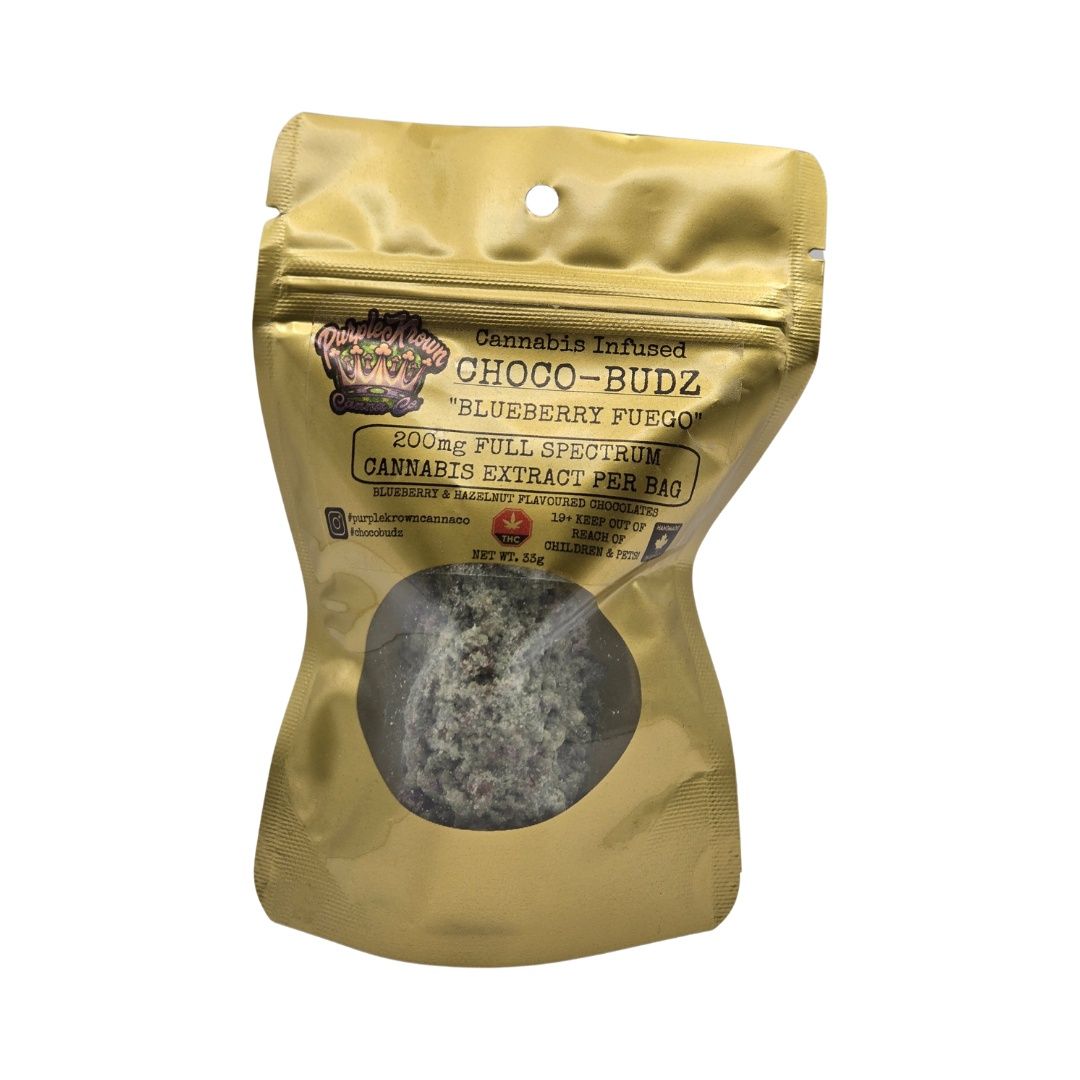 Choco-Budz 200mg, Flavor: Blueberry Fuego