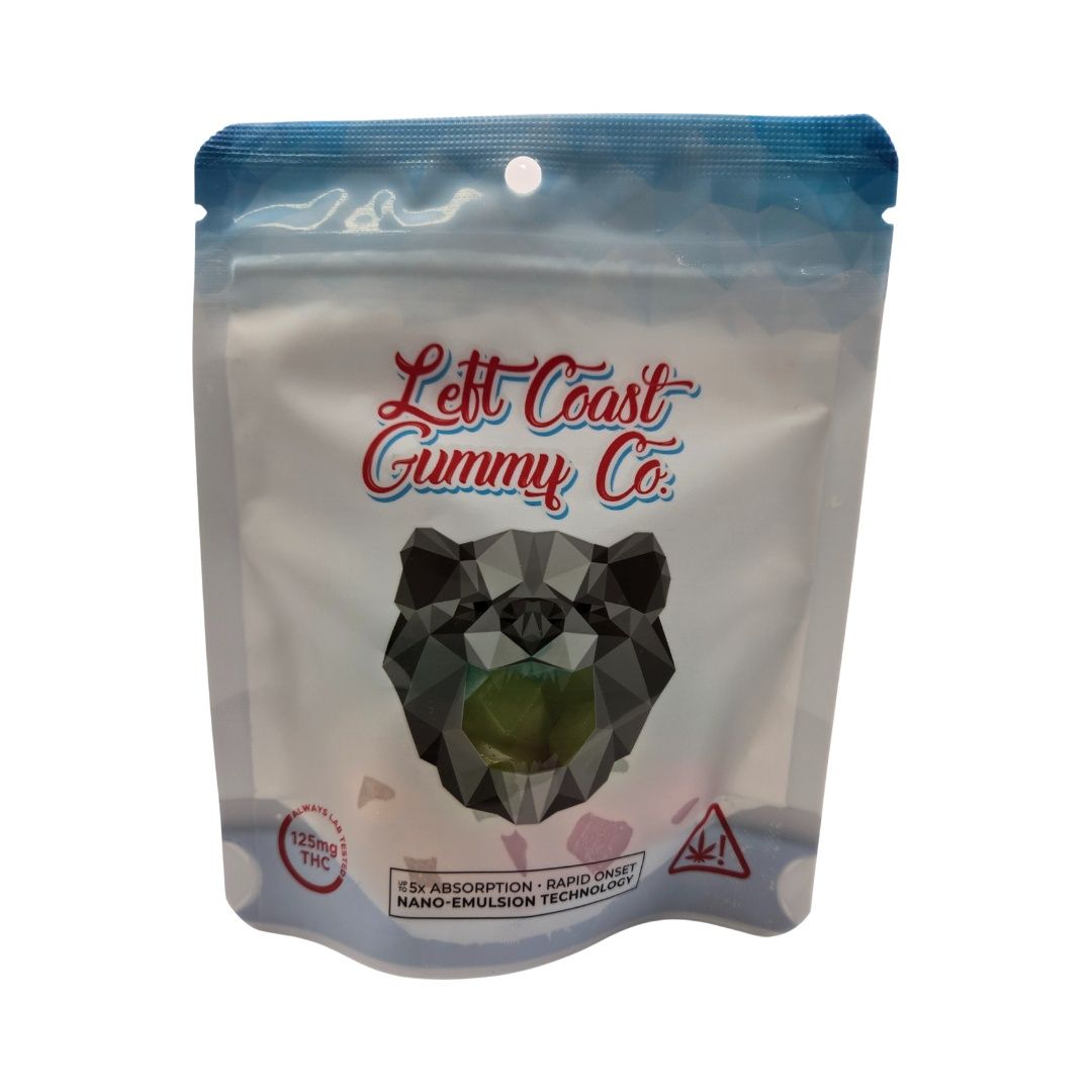 Left coast gummies, Mg: 125mg