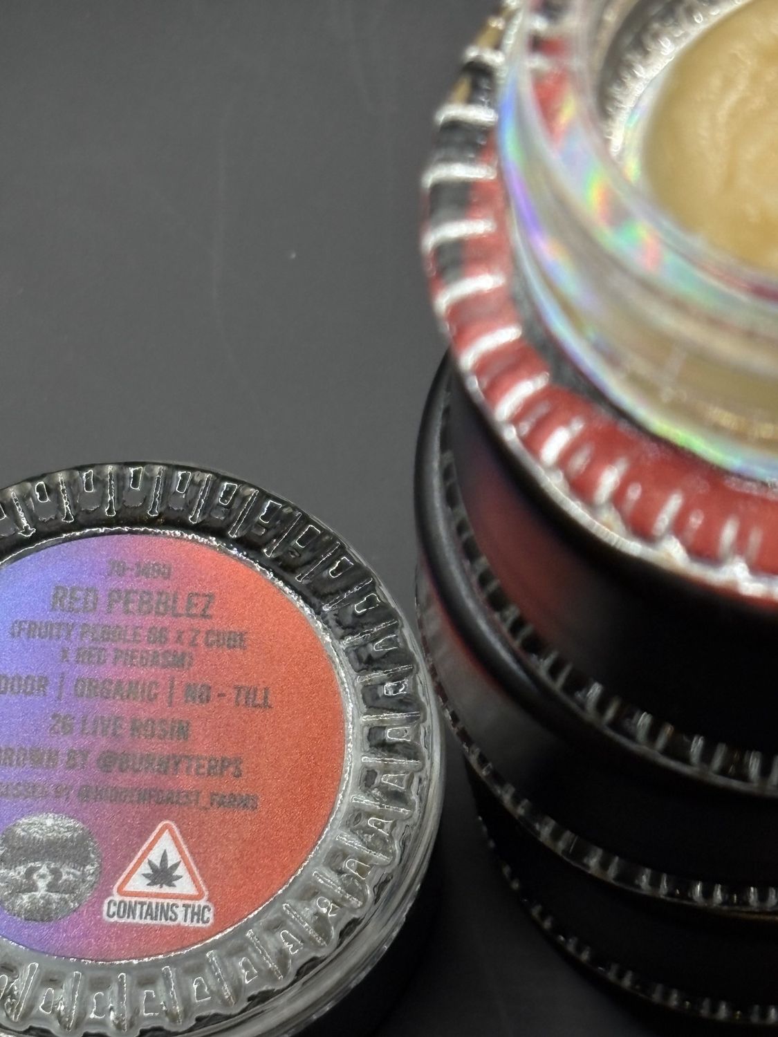 2g Burny Terps, Strain: Red pebblez