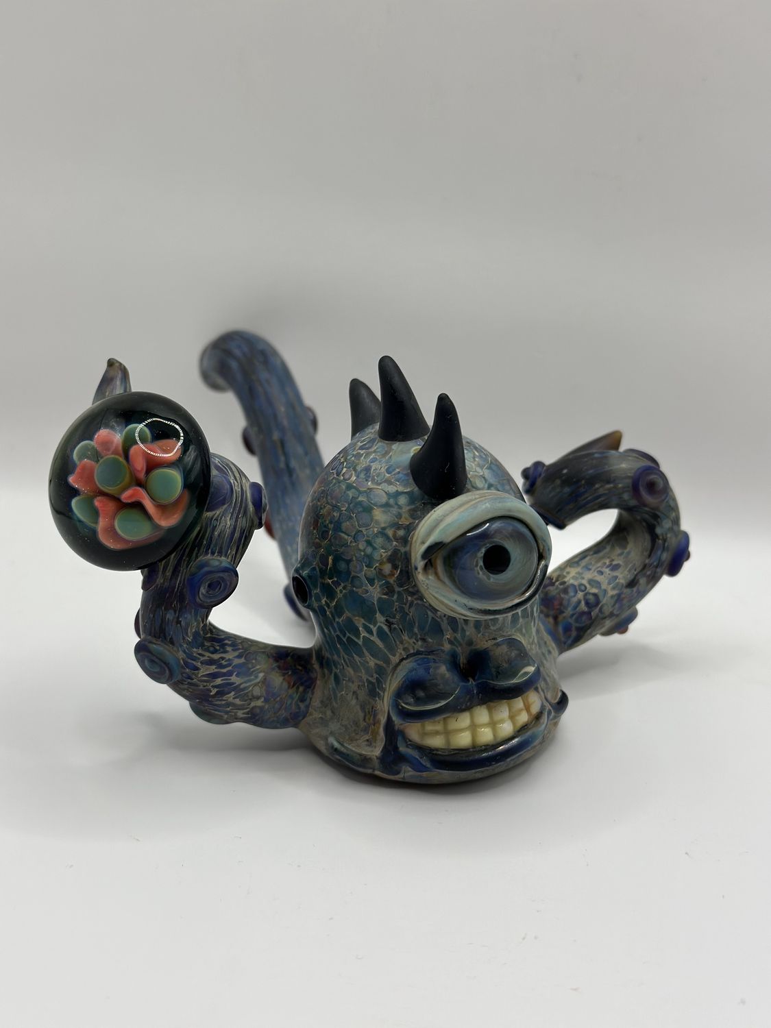 Hand blown glass pipe 200$