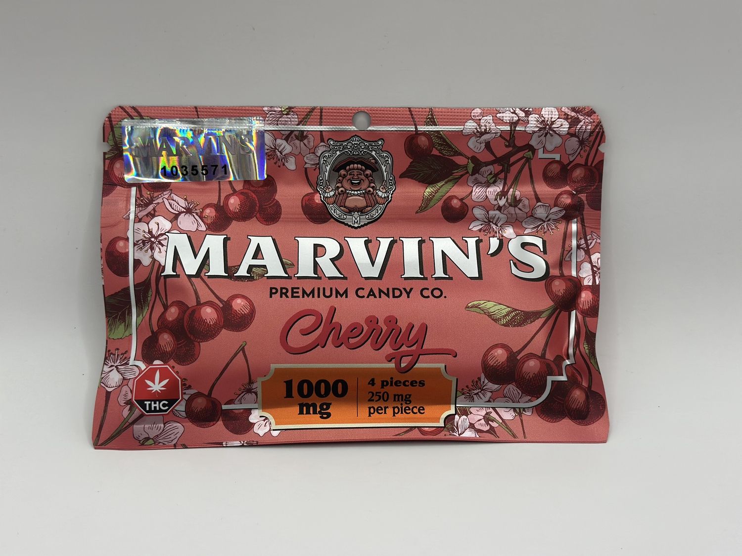 Marvin’s gummies 1000mg, Flavor: Cherry
