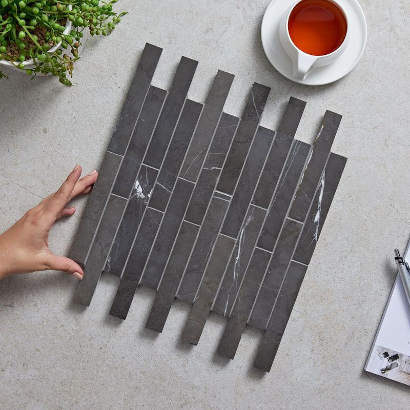 AURA PIETRA GREY HONED BRICK 23X148MM (PCE) PGBR23148-H 0.09m2/Sheet