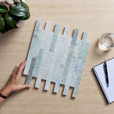 AURA MING GREEN HONED BRICK 23X148MM (PCE) MGBR23148-H 0.09m2/Sheet