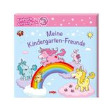 Auf dem Bild ist  das Einhorn Glitzerglück Kindergarten-Freunde Buch von Haba.