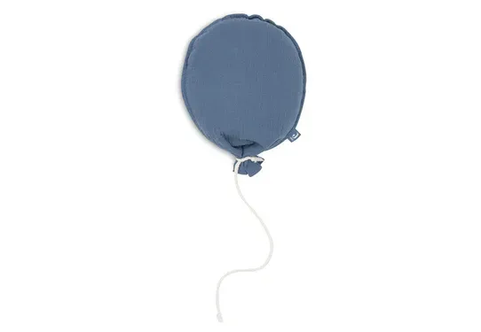 Ballon 25 x 50 cm Jeans Blue von Jollein. Hier sehen Sie den Ballon aus Stoff von Vorne.