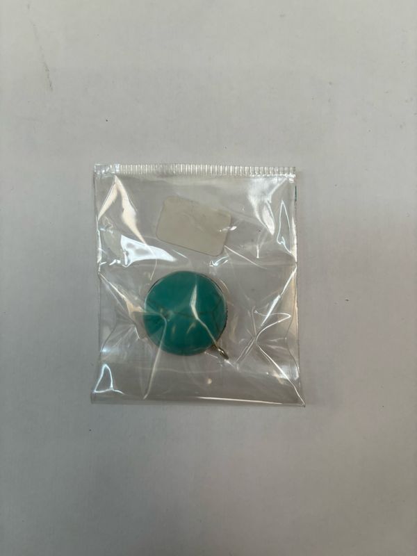 Colgante Redondo Azul Turquesa