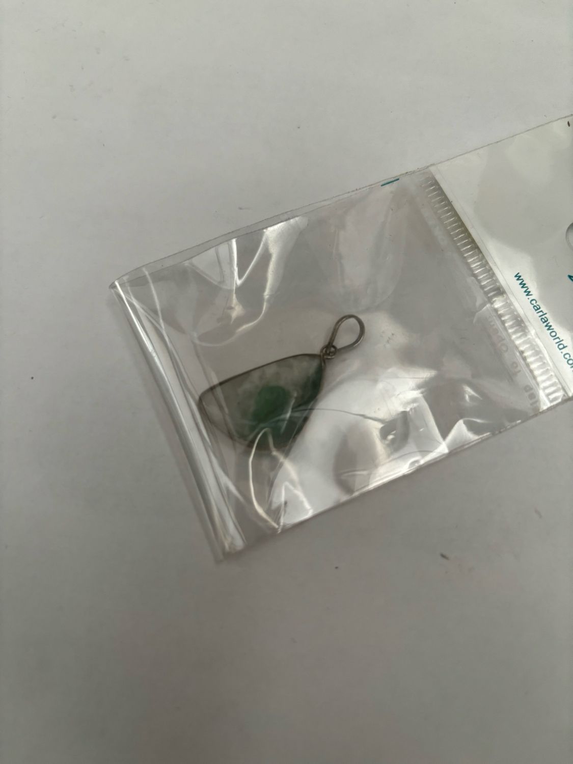 Colgante Blanco y Verde