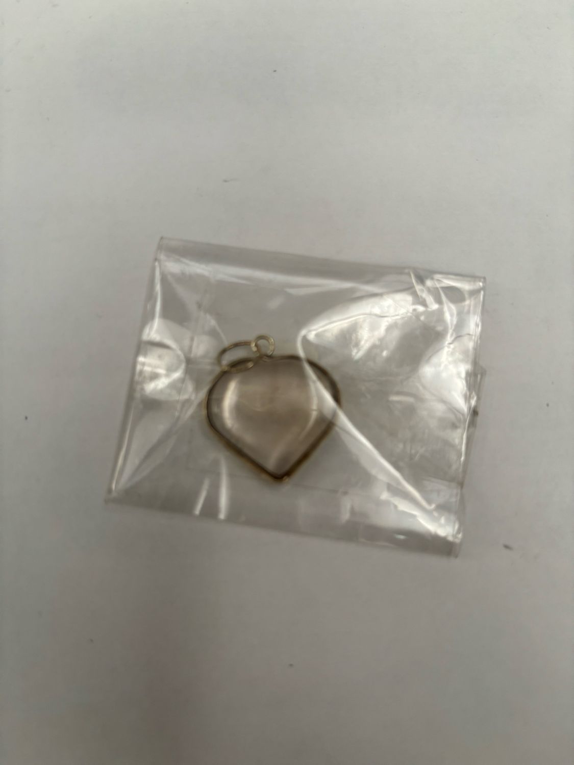 Colgante Corazón Transparente