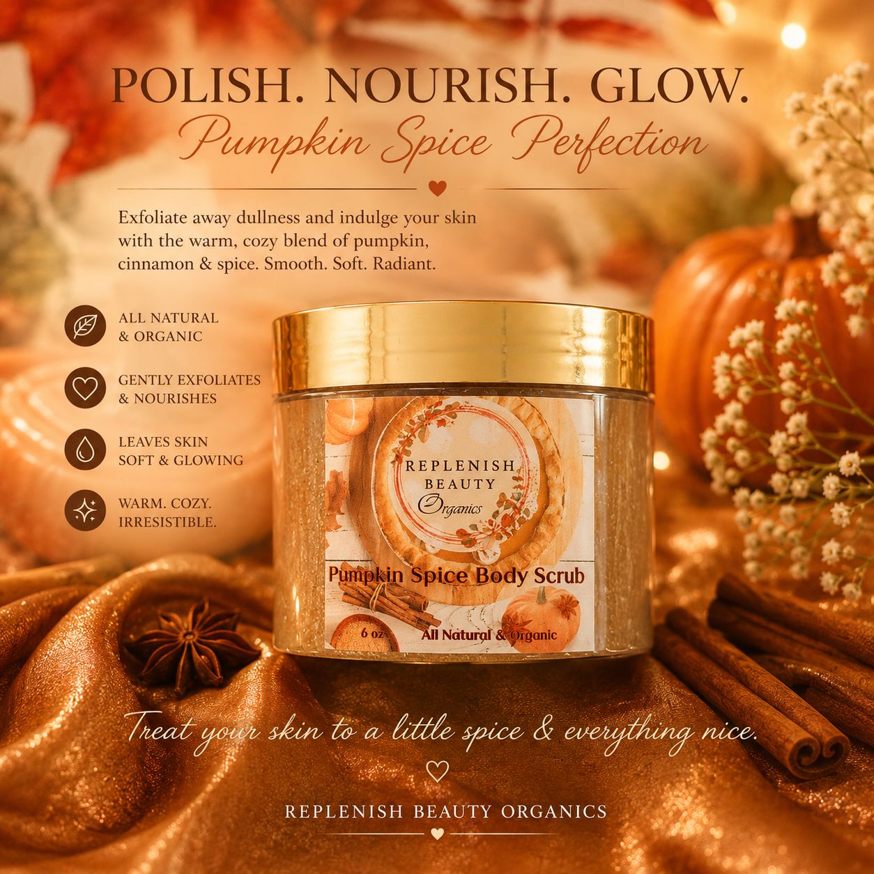 Pumpkin Spice Body Scrub