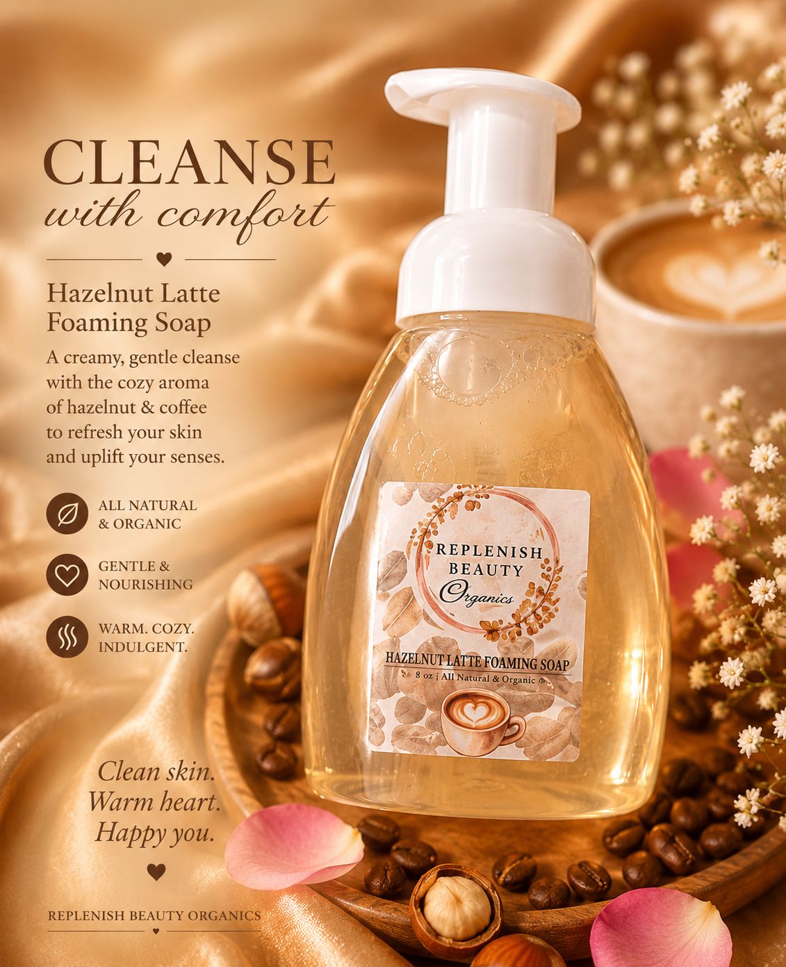 Hazelnut Latte Foaming Soap