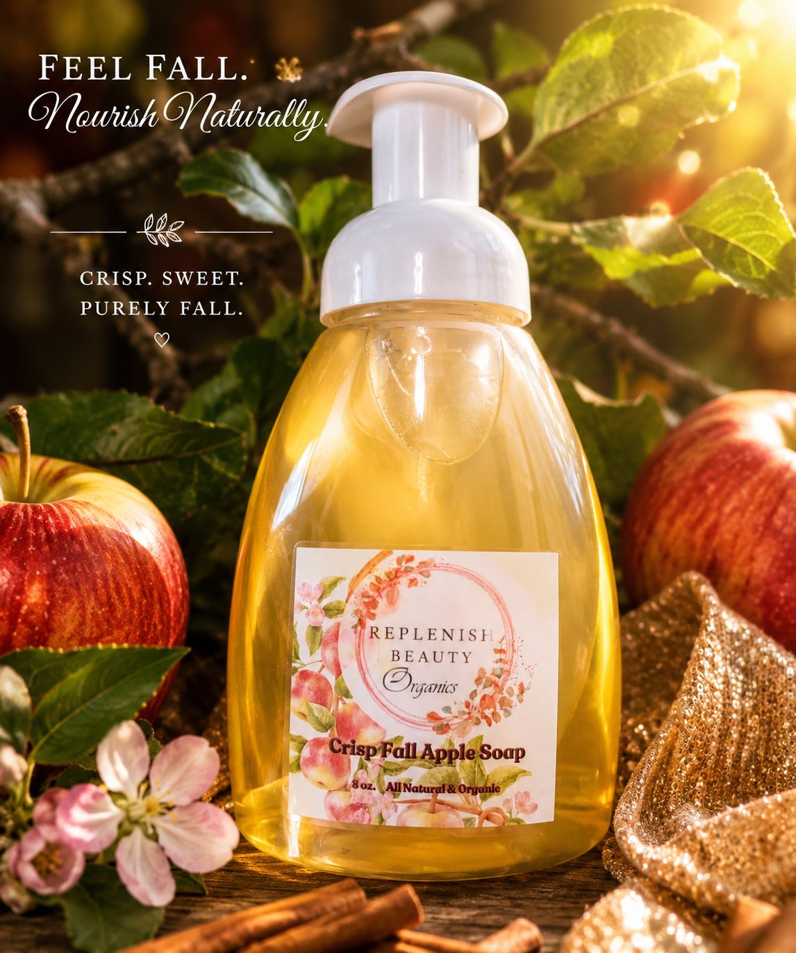 Crisp Fall Apple Foaming Soap