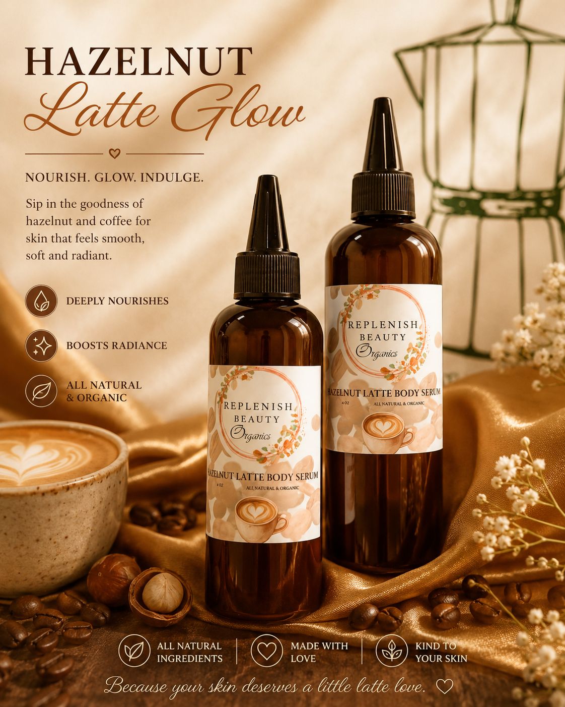 Hazelnut Latte Body Serum