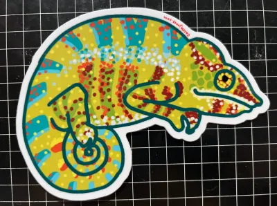 Chameleon Sticker